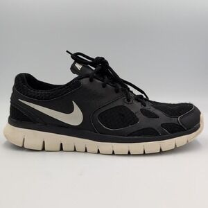 Nike Flex Shoes Women's 10‎ M Medium Black White Running Active Daily Sneakers